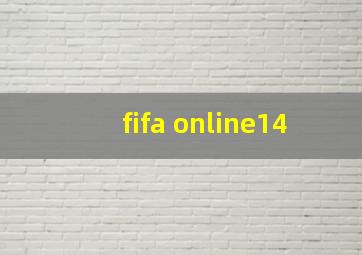 fifa online14